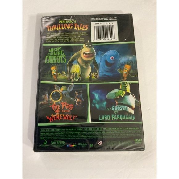 Shrek's Thrilling Tales - DVD -NEW SEALED - Eddie Murphy,Cameron Diaz, Mike Myer - Picture 2 of 7
